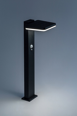 Stalp exterior solar Rabalux Lasset LED 4,4W 200lm 4000KK aluminiu black stil modern DC 3.7V IP54 77079 [2]