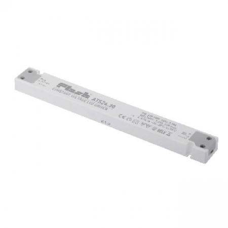 Interior - Sursa alimentare banda LED interior Arelux ATS24.30, 30W, 24V, Policarbonat, Alb, IP20