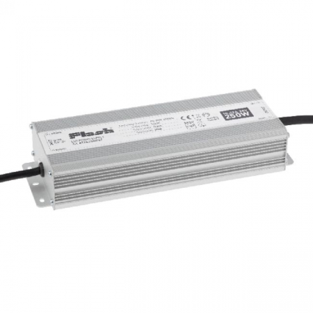 24V - Sursa alimentare banda LED interior/exterior Arelux AT24.250IP67, 250W, 24V, Aluminiu, Alb, IP67