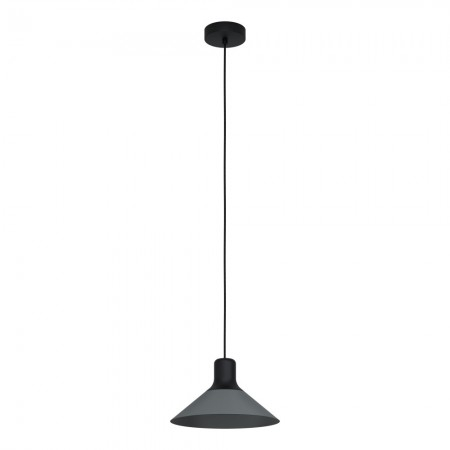 BLACK FRIDAY - Suspensie Eglo Abreosa, negru/gri, 1XE27, D.28 cm, 99511