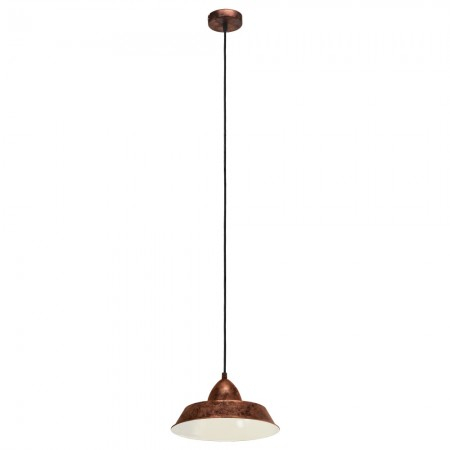 BLACK FRIDAY - Suspensie Eglo Aukland, cupru patinat, 1XE-27