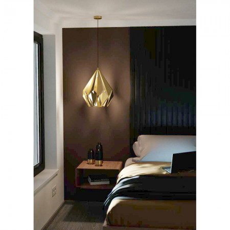 Suspensie Eglo Carlton, auriu, 1XE27, D.38 cm, 43815 [1]