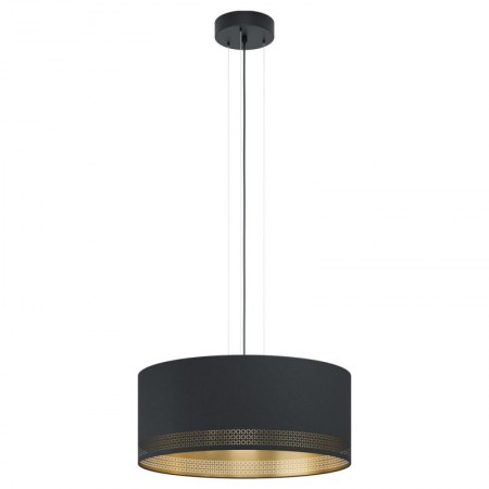 BLACK FRIDAY - Suspensie Eglo Esteperra, negru, 3XE27, 53 cm, 99274