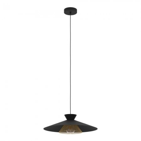 EGLO INTERIOR - Suspensie Eglo Grizedale, metal, negru, H. 110 cm, 43885