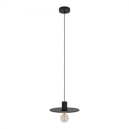 BLACK FRIDAY - Suspensie Eglo Ikeston, negru mat, 1XE27, D.28 cm, 43731