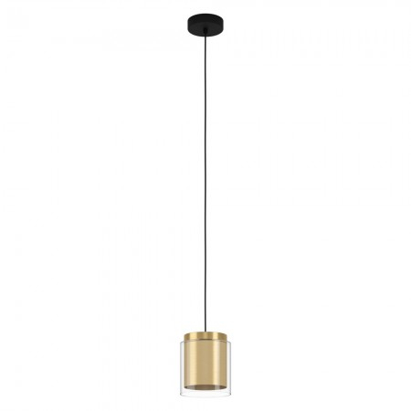 BLACK FRIDAY 2024 - Suspensie Eglo Lagunitas, alama, sticla, 1XE27, D.15 cm, 99651