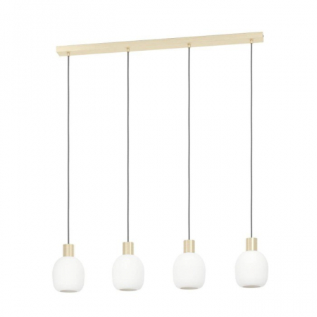 BF LUSTRE - Lustra EGLO MANZANARES 900306, E27 4X40W, Alama periata, Auriu, Alb