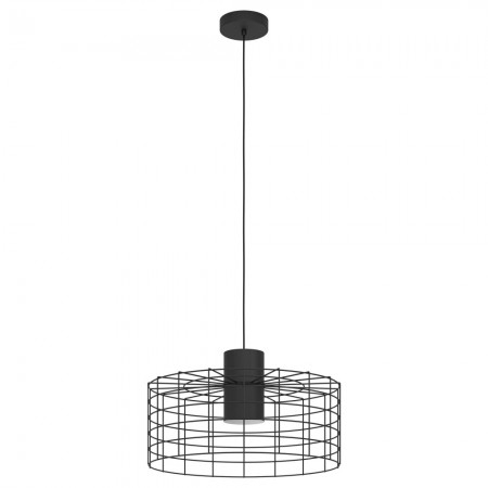 Lustre - Suspensie Eglo Milligan, negru, 1XE27, D.48 cm, 43628