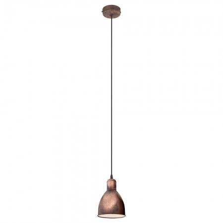 BLACK FRIDAY - Suspensie Eglo Priddy 1, cupru patinat, 1XE-27