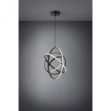 Lustra EGLO RETORNIO 39893, LED 43W 6200LM 3000K Ø580MM, OTEL, ALUMINIU, ALB [2]