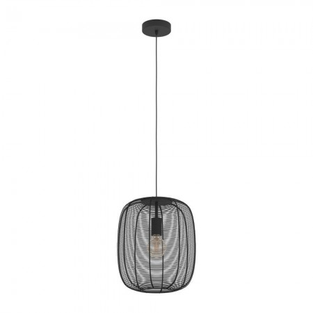 Lustre - Suspensie Eglo Rinroe, negru, 1XE27, L. 110 cm, 43965