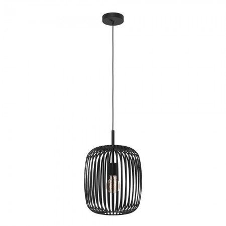 Lustre - Suspensie Eglo Romazzina, negru mat, 1xE27, D.32 cm, 900494