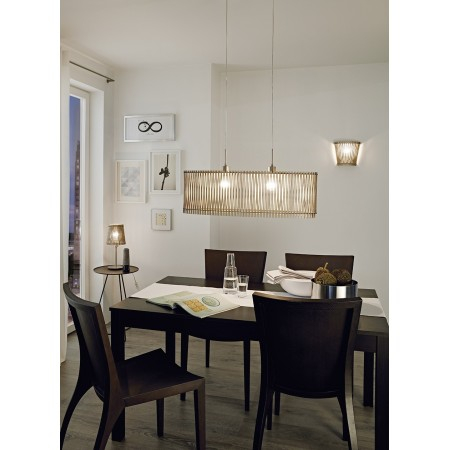 Suspensie Eglo Sendero, nichel mat, lemn, 2XE27, 96194 [1]