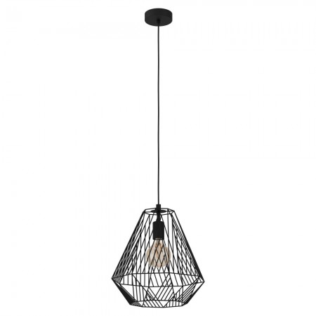 Suspensie Eglo Stype, negru, 1XE27, D.33 cm, 43692 [0]