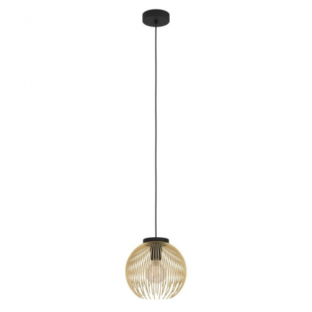 BLACK FRIDAY 2024 - Suspensie EGLO VENEZUELA 900166 E27 1x40W Ø235 Negru Auriu