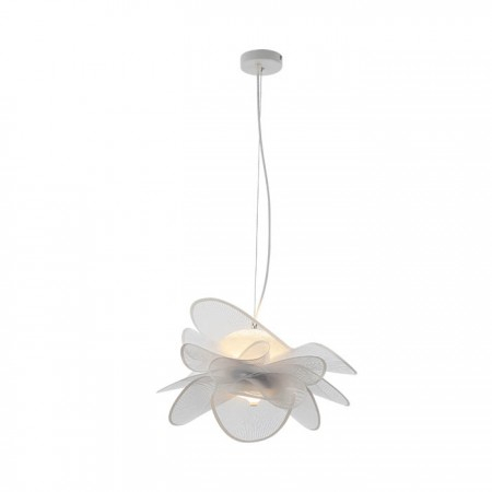 Pendule - Suspensie Elmark Ailis, alb, LED, 15W, 2800 lumeni, alb cald 2700K, D.40 cm, 955AILIS15