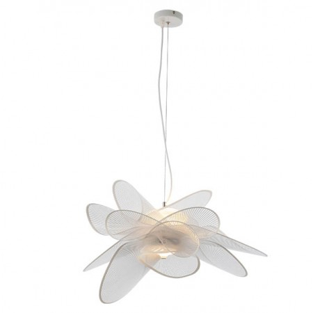 ILUMINAT - Suspensie Elmark Ailis, alb, LED, 18W, 3200 lumeni, alb cald 2700K, D.60 cm, 955AILIS18