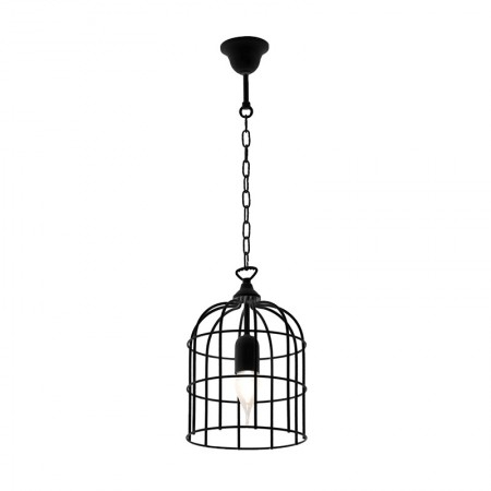 Pendule - Suspensie Elmark Cage, negru mat, 1XE27