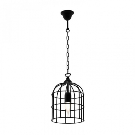 Suspensie Elmark Cage, negru mat, 1XE27 [1]