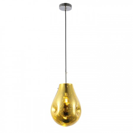 Pendule - Pendul Elmark Helen, sticla ambra, 1XE27, D.20 cm, 955HELEN1/AM