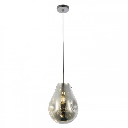 Pendule - Pendul Elmark Helen, sticla fumurie, 1XE27, D.20 cm, 955HELEN1/SM