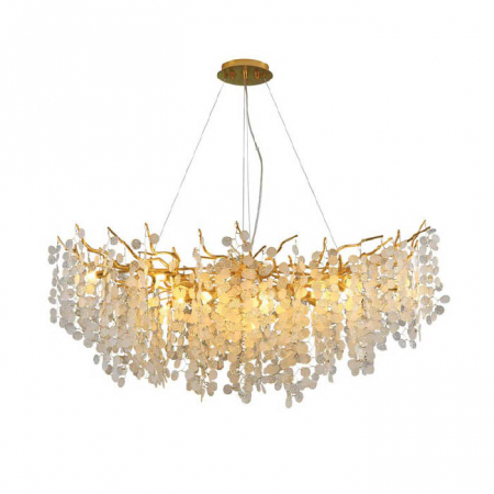 Suspensie Elmark Hugo, auriu, cristal, 13XG9, L.120 cm, 955HUGO13 [1]