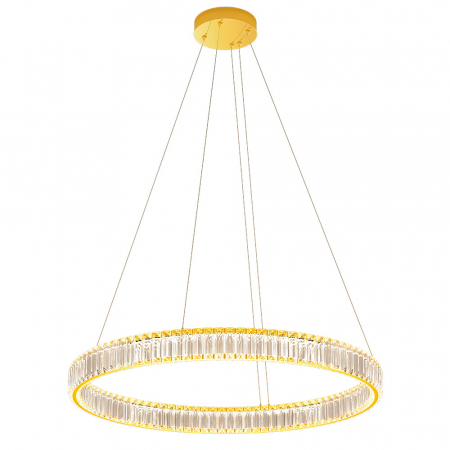 Lustre - Suspensie Incanti Akala LED 49W 3000K 3626lm 3Step Dimming Metal Gold Decoratiuni Cristal IP20