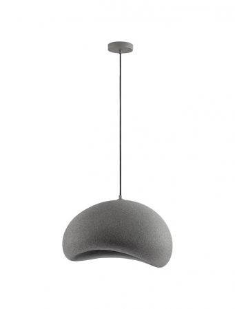 Moderne - Suspensie Nova Luce 9002673 AERE E27 1x12W  Polyurethane & Resin Stone Gray 500mm x 400mm IP20