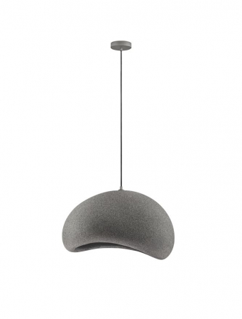 Moderne - Suspensie Nova Luce 9002675 AERE E27 1x12W  Polyurethane & Resin Stone Gray 600mm x 480mm IP20