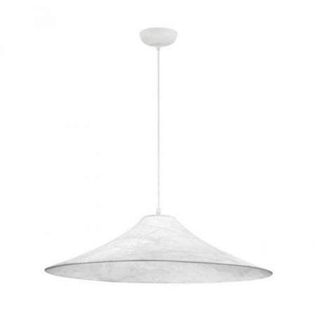 Moderne - Suspensie Nova Luce Ambrosia, alb, matase sintetica, 1XE27, D.90 cm, 9620167