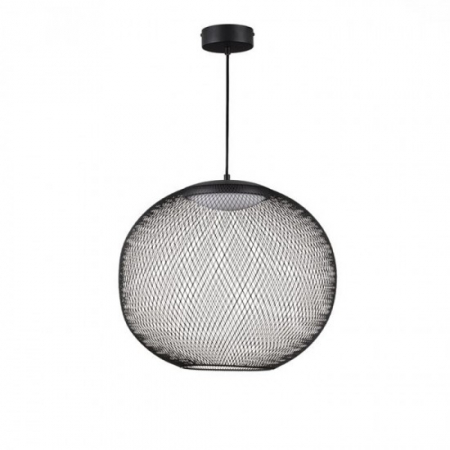 Lustre - Suspensie Nova Luce Brume, negru, LED, 24W, 727 lumeni, alb cald 3000K, D.46 cm, 9620151