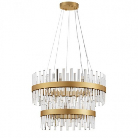 Cristal - Candelabru Nova Luce Crown, alama, cristal, 32XG9, D. 75 cm, 9695120