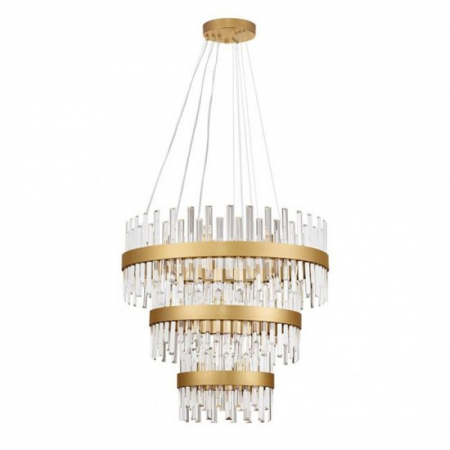 ILUMINAT - Candelabru Nova Luce Crown, alama, cristal, 42XG9, D. 75 cm, 9695121