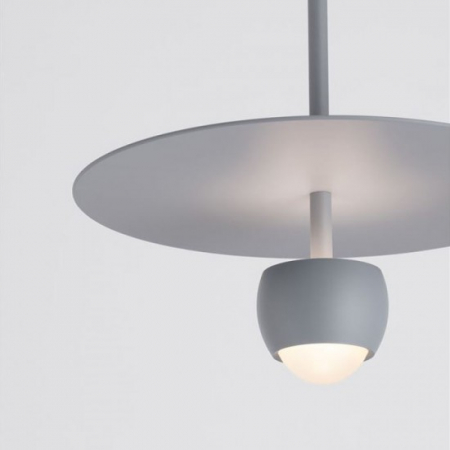 Pendul Nova Luce Edem, gri mat, LED, 8W, 590 lumeni, alb cald 3000K, D.30 cm, 9870046 [1]