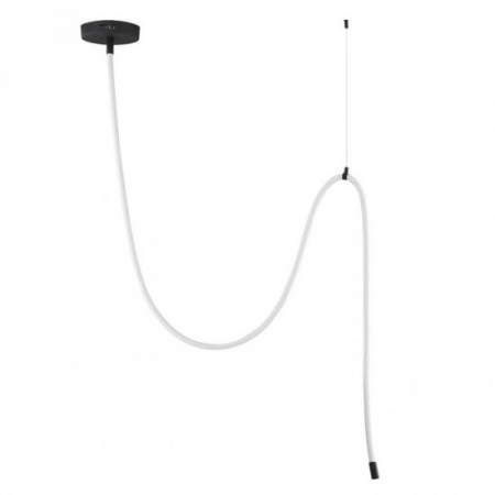 Lustre - Suspensie Nova Luce Ilane, negru, LED, 32W, 1600 lumeni, alb cald 3000K, 9780103