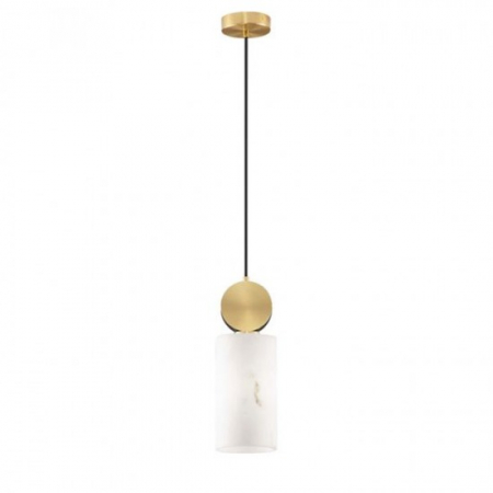 Lustre - Suspensie Nova Luce Maru, alama, 1XE27, D.12 cm, 9019756