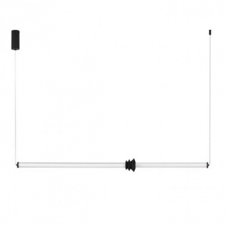 Lustre - Lustra Nova Luce STALACTITE 9236405 Triac Dimmable Sandy Black Aluminium, Acrylic & Ceramic LED 15W 1109lm 3000K IP20