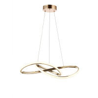 Lustre - Suspensie OEM ANITA LED 33W 2574lm 3000K Aluminiu Franch Gold 500x1200mm IP20