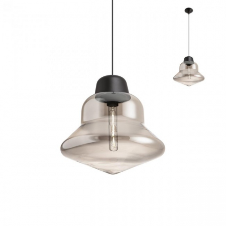 SPRING SALE - Suspensie REDO Amno 01-1771 E27 1x42W Ø330 IP20 Smoky