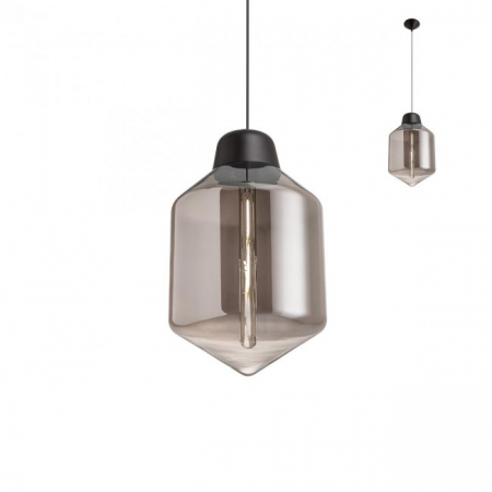 SPRING SALE - Suspensie REDO Amno 01-1773 E27 1x42W Ø260 IP20 Smoky