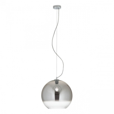 Suspensie Redo BOWL 01-2077 E27 1x42W h1200 Ø400 IP20 Nedimabil Crom/Fume