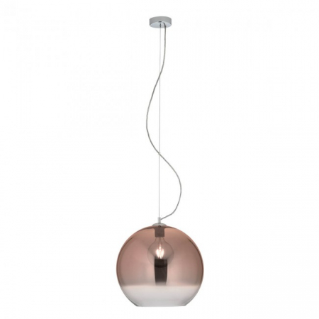 BLACK FRIDAY - Suspensie Redo BOWL 01-2078 E27 1x42W h1200 Ø400 IP20 Nedimabil Crom/Cooper