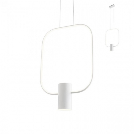 BLACK FRIDAY 2024 - Suspensie Redo Dom LED alb mat 22W+6W 3080/2210 lumeni alb cald 3000K 01-1503
