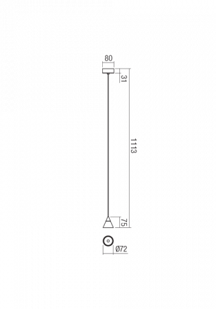 01-1750  Pendul REDO EIKO, SAND WHITE, LED, 6W, 630 lm, 3000K, , IP20 [1]