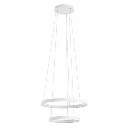 BLACK FRIDAY 2024 - Suspensie Redo Iconic, alb mat, LED CCT, 80W, 4858 lumeni, 3000K/4000K, D.58 cm, 01-3917