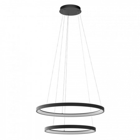 BLACK FRIDAY 2024 - Suspensie Redo Iconic, negru mat, LED CCT, 110W, 6654 lumeni, 3000K/4000K, D.78 cm, 01-3922