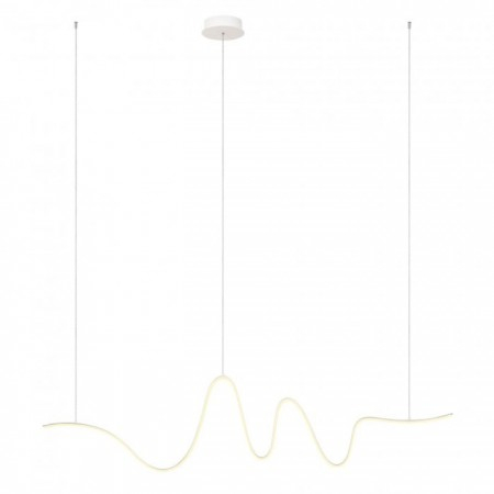 BLACK FRIDAY 2024 - Suspensie Redo Impuls, alb mat, LED, 34W, 2380 lumeni, alb cald 3000K, L.160 cm, 01-3618