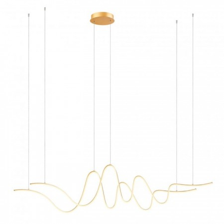 BLACK FRIDAY 2024 - Suspensie Redo Impuls, auriu mat, LED, 68W, 4760 lumeni, alb cald 3000K, L.171 cm, 01-3622