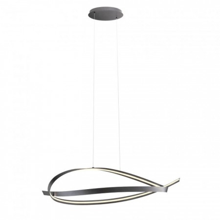 BLACK FRIDAY 2024 - Suspensie Redo Impuls, negru mat, LED, 38W, 2660 lumeni, alb cald 3000K, D.107 cm, 01-3617