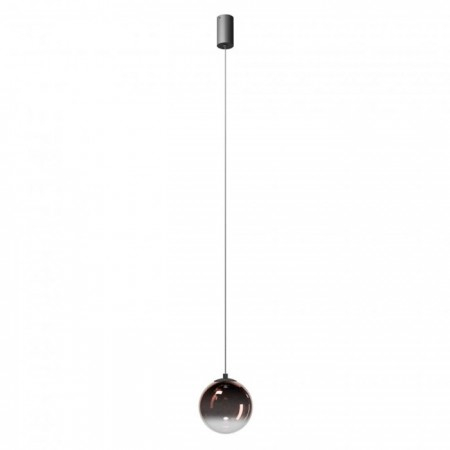 BLACK FRIDAY - Suspensie Redo Irides, cafeniu degrade, LED, 5W, 404 lumeni, alb cald 3000K, D.15 cm, 01-3967